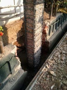 Repair, Rehabilitation, Restoration , retrofitting of column by micro concrete jacketting at TIL Limited, Taratala