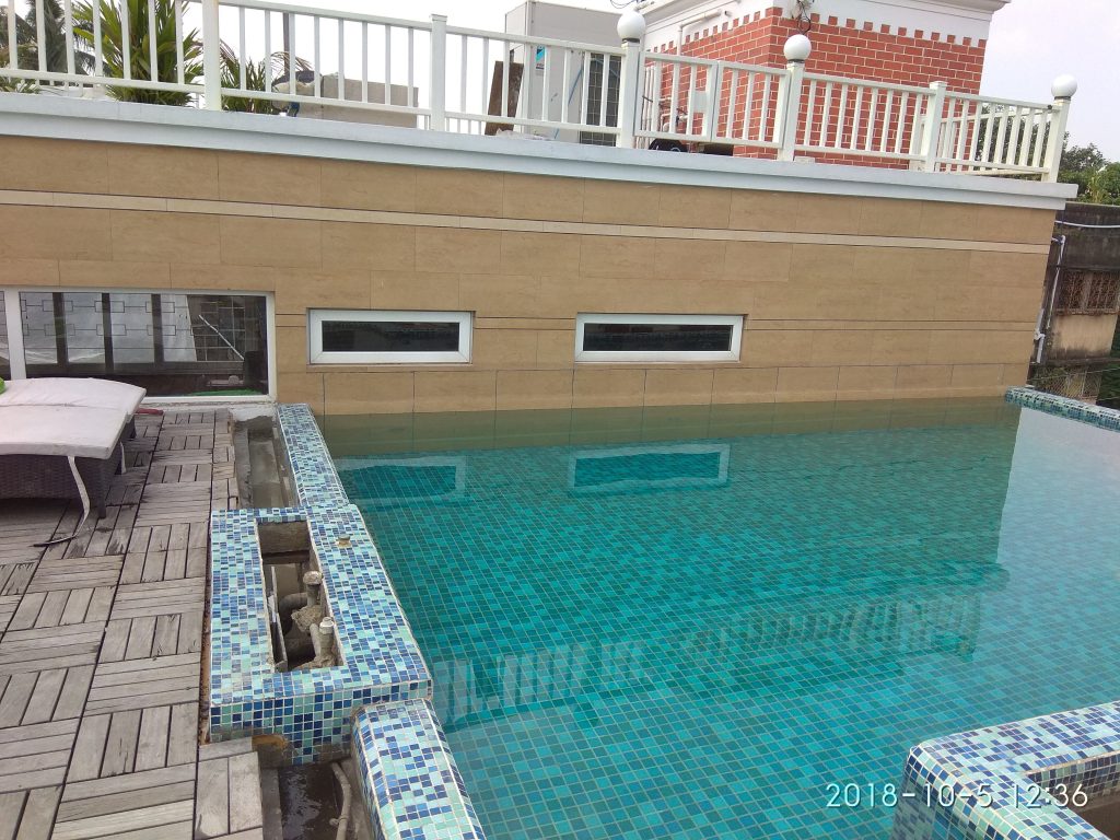 Special Waterproofing of swimming pool at kasba