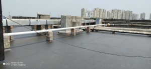 Waterproofing treatment by Bitumen base elastomeric Liquid membrane system at Kolkata