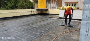 Roof waterproofing treatment by APP membrane system Kolkata