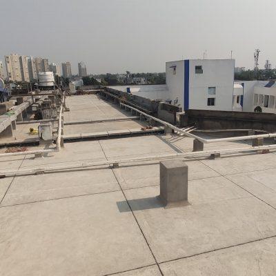 Roof Waterproofing treatment of Peerless Hospital